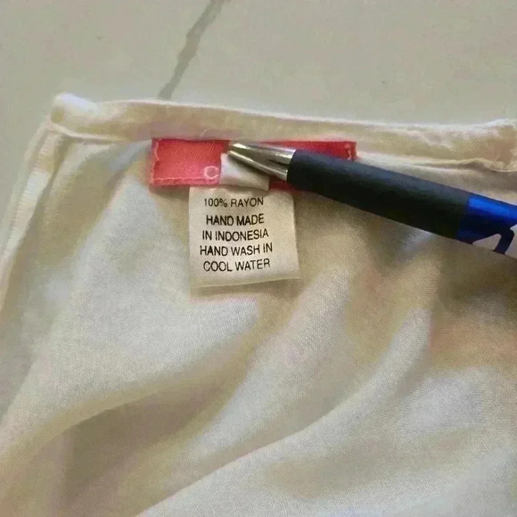 Chach Womens Boho Long Bell Sleeves Embroidered Dress White Size Large - Picture 11 of 11